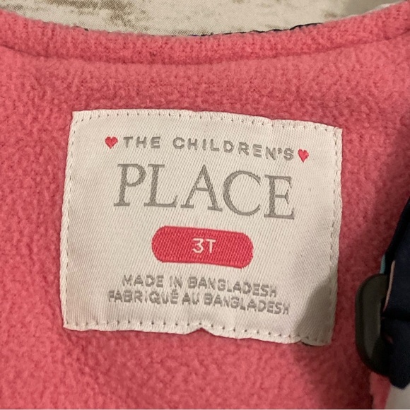 The Children’s Place Rainbow Print Puffer Snowsuit Bib Overalls 3T - Picture 2 of 13